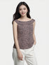 COWL NECK SLEEVELESS TOP - T2662
